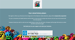 Desktop Screenshot of lotto.pnp.co.za