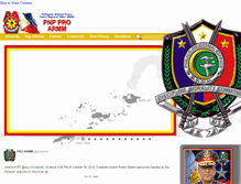 Tablet Screenshot of proarmm.pnp.gov.ph
